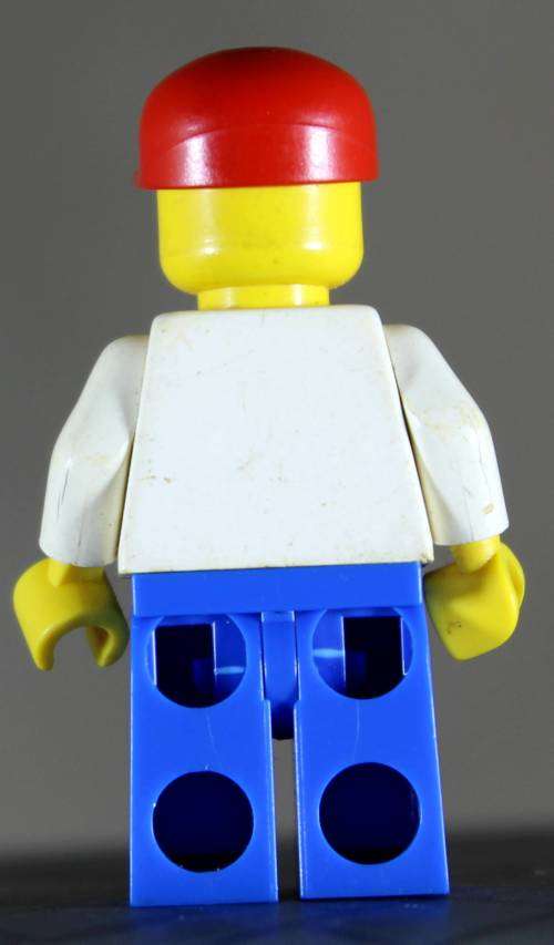 LEGO MINI FIGURINE - Man With Blue Overalls (1985) (OVR003)