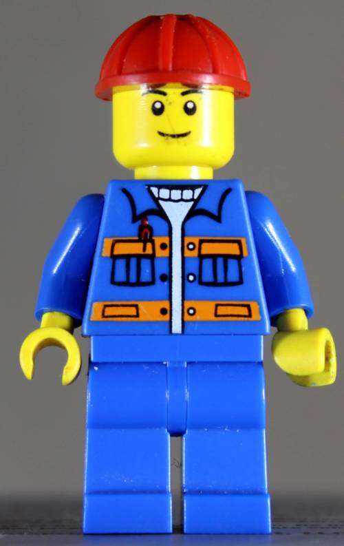 Lego mini figurine - Road Worker (CTY0925)