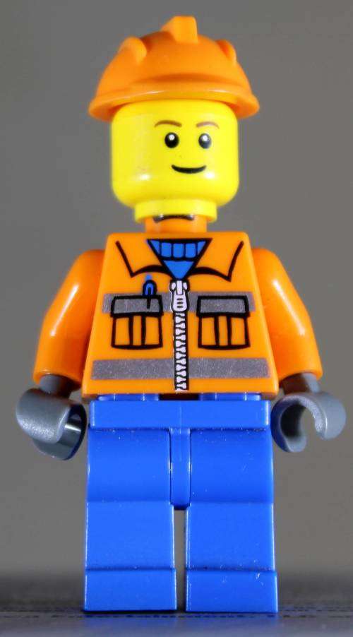 Lego mini figurine - Construction worker (CTY0105)