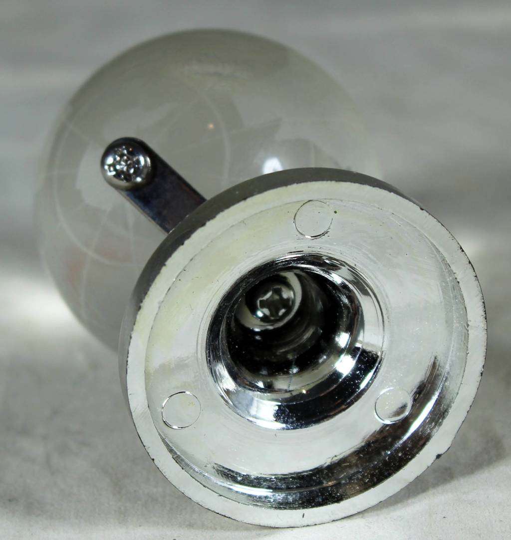 Miniature Glass World Map on Stand - Beautiful!!! BID NOW!!!!