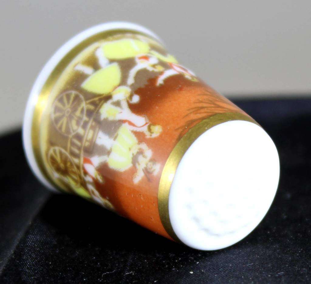 Collectible Thimble - Royal Worchester - Giselle - Act Fast!! Bid Now!!!