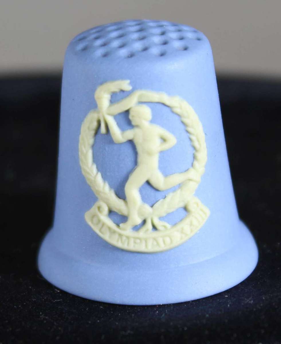 Collectible Thimble - Olimpiad - Los Angeles 1984 - Act Fast!! Bid Now!!!
