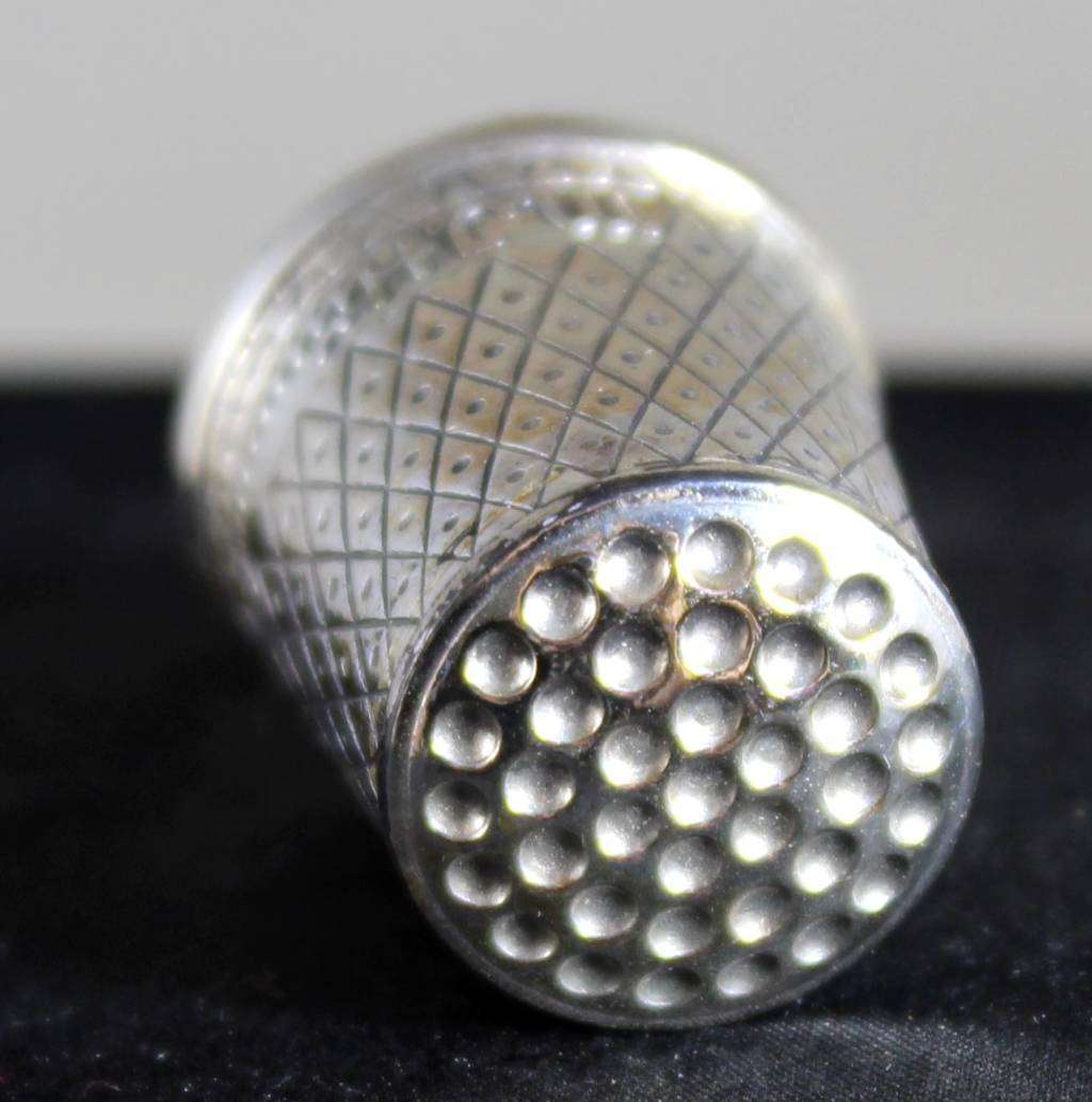Collectible Thimble - West Germany Silver Plated with Enamel - Act Fast!! Bid Now!!!