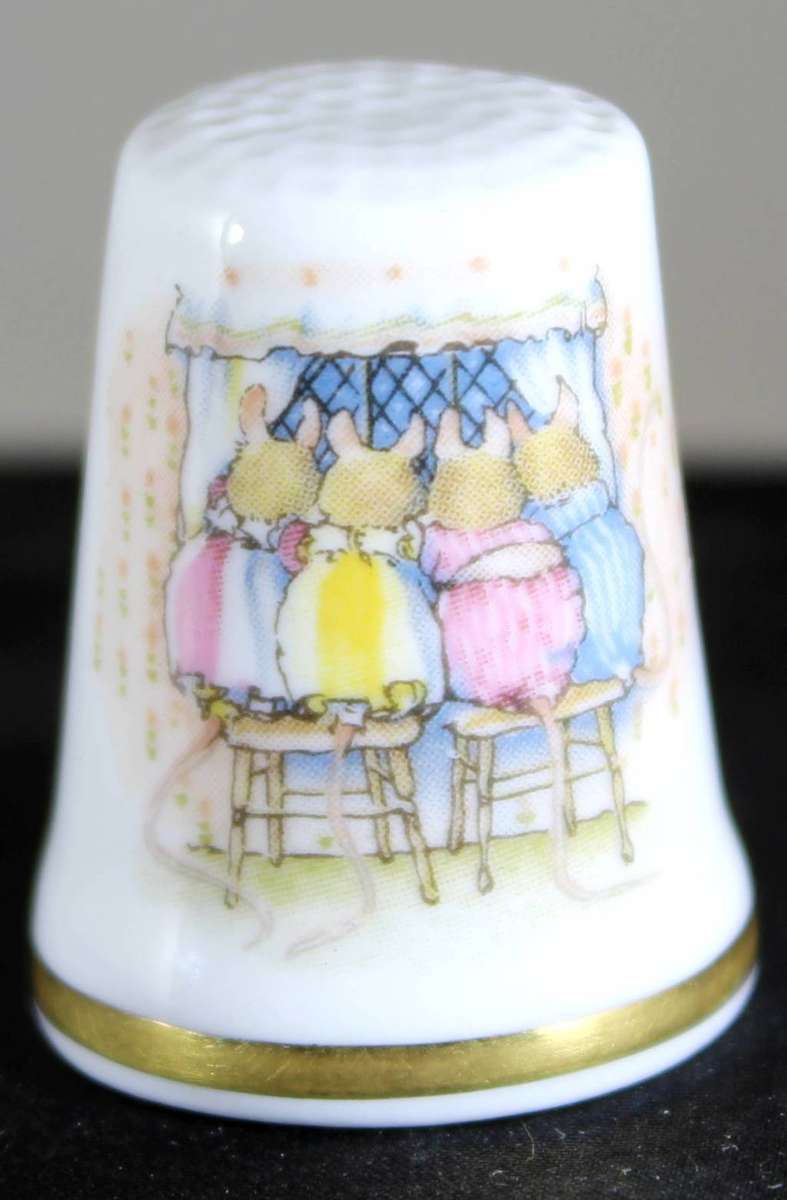 Collectible Thimble -Royal Doulton-Jill Barklem 1983- Little Children- Act Fast!! Bid Now!!!