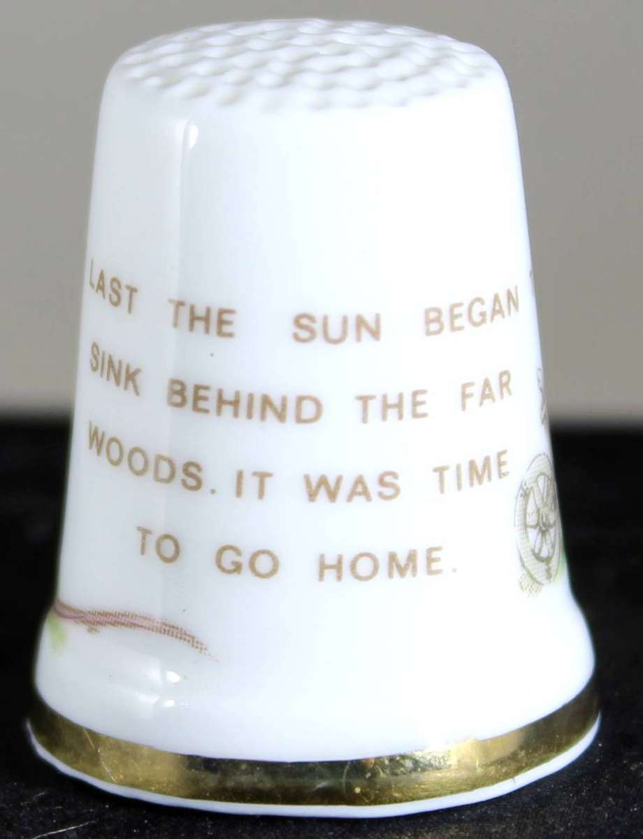 Collectible Thimble -Royal Doulton-Jill Barklem 1983-Mrs Apple- Act Fast!! Bid Now!!!