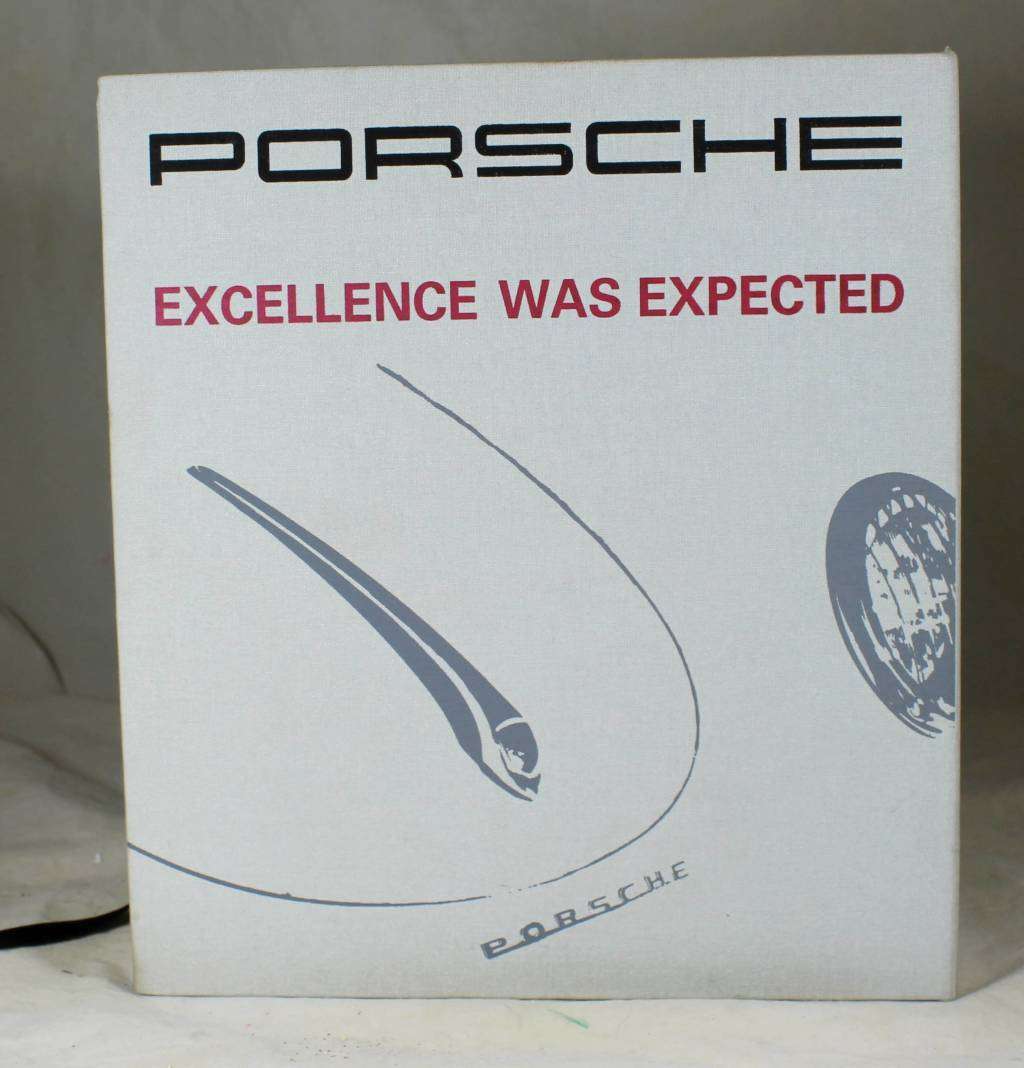 Set of three Porsche books - excellence was expected