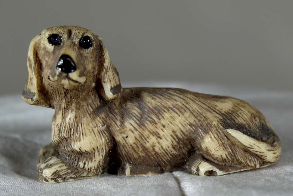 Miniature Dachshund Laying Down - Act Fast!! Bid Now!!