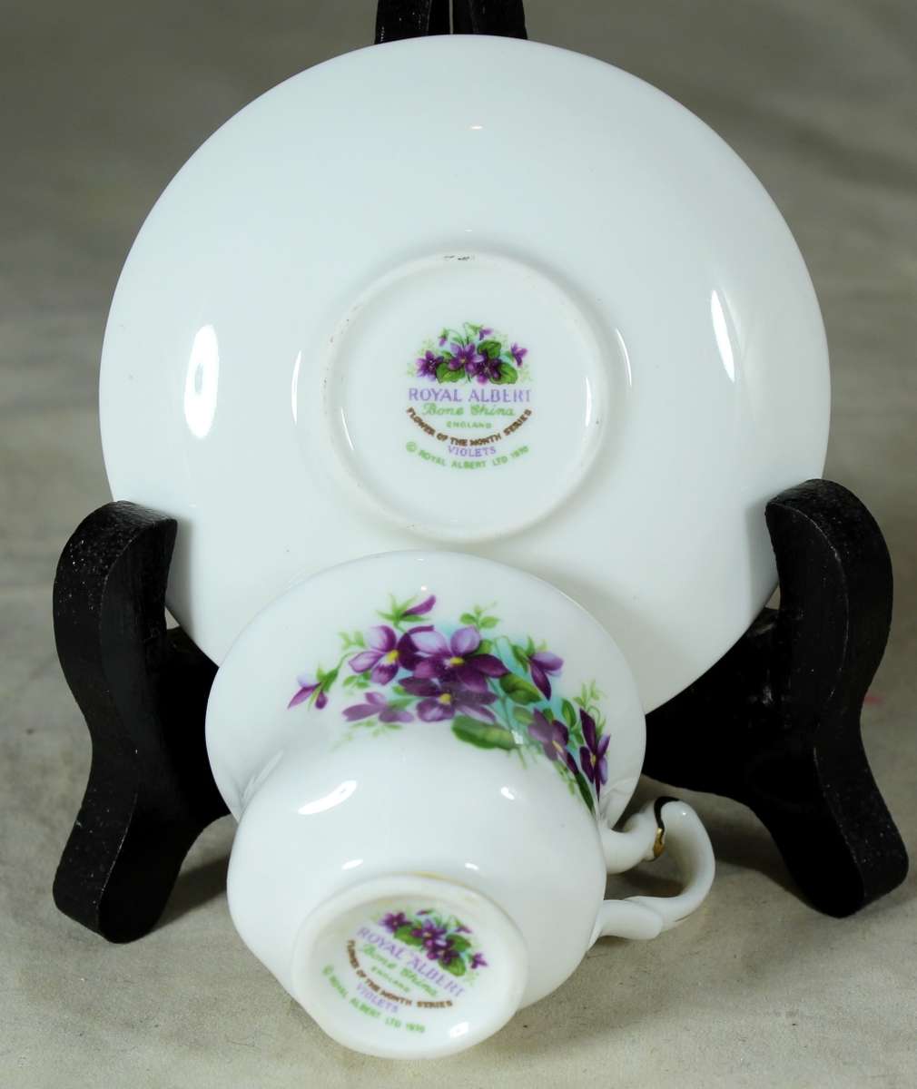 Royal Albert - Flower of the Month - Cup and Saucer -Duo- February- Miniature - Act Fast!! Bid Now!!