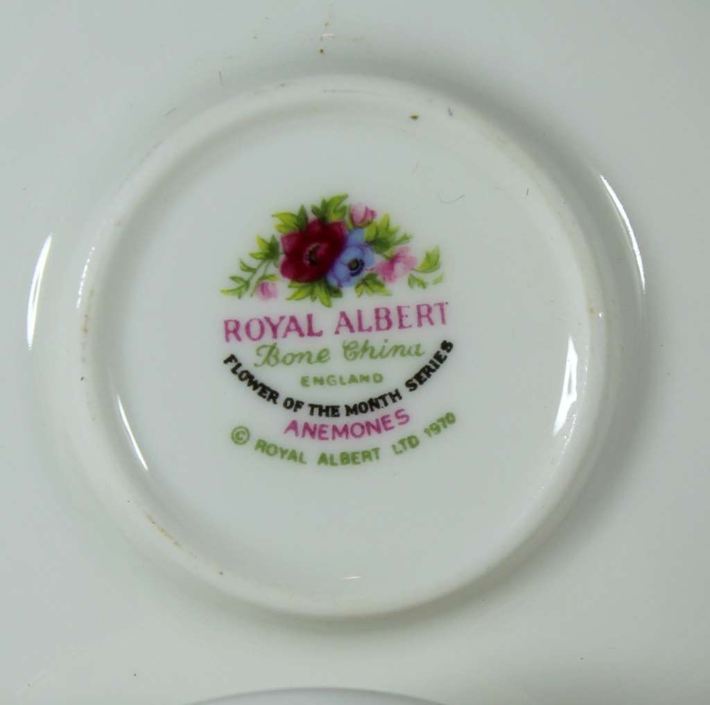 Royal Albert - Flower of the Month - Cup and Saucer -Duo- March - Miniature - Act Fast!! Bid Now!!
