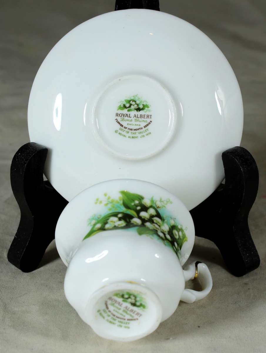 Royal Albert - Flower of the Month - Cup and Saucer -Duo- May - Miniature - Act Fast!! Bid Now!!