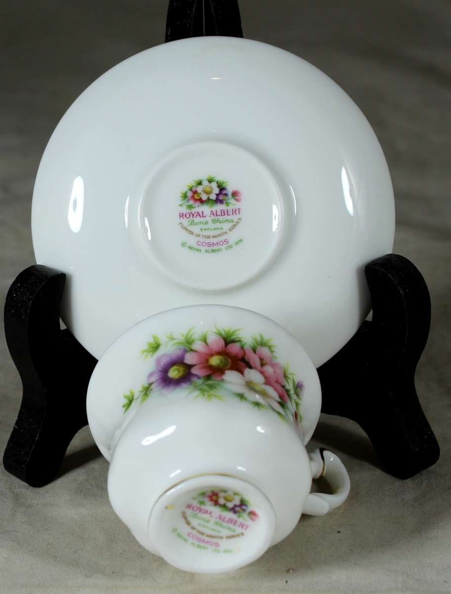 Royal Albert - Flower of the Month - Cup and Saucer-Duo- October - Miniature - Act Fast!! Bid Now!!