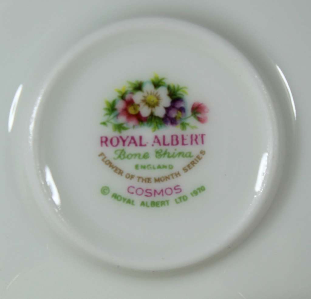 Royal Albert - Flower of the Month - Cup and Saucer-Duo- October - Miniature - Act Fast!! Bid Now!!