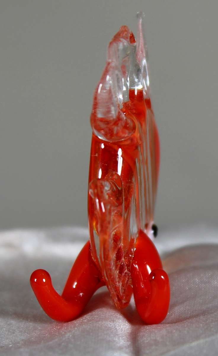 Glass Orange Fish - Act Fast!! Bid Now!!