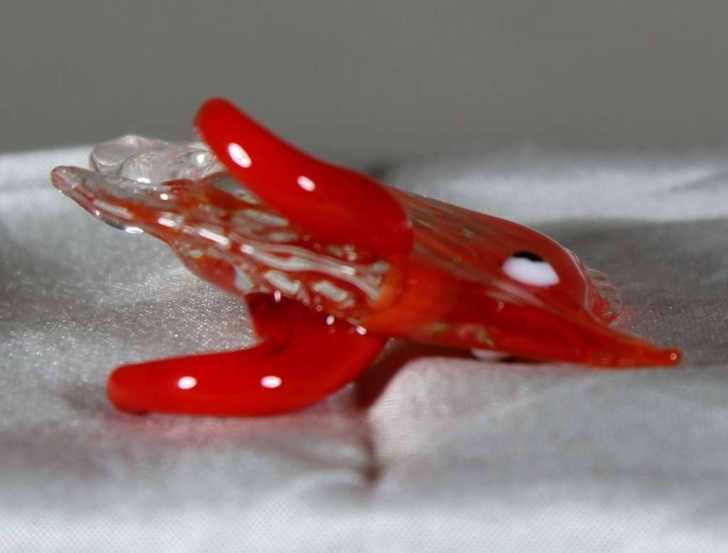Glass Orange Fish - Act Fast!! Bid Now!!