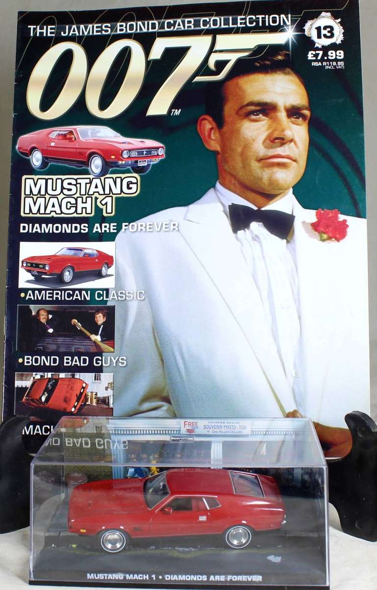 JAMES BOND 007  UNIVERSAL HOBBIES- Ford Mustang Mach 1 ( Diamonds Are Forever #13 )