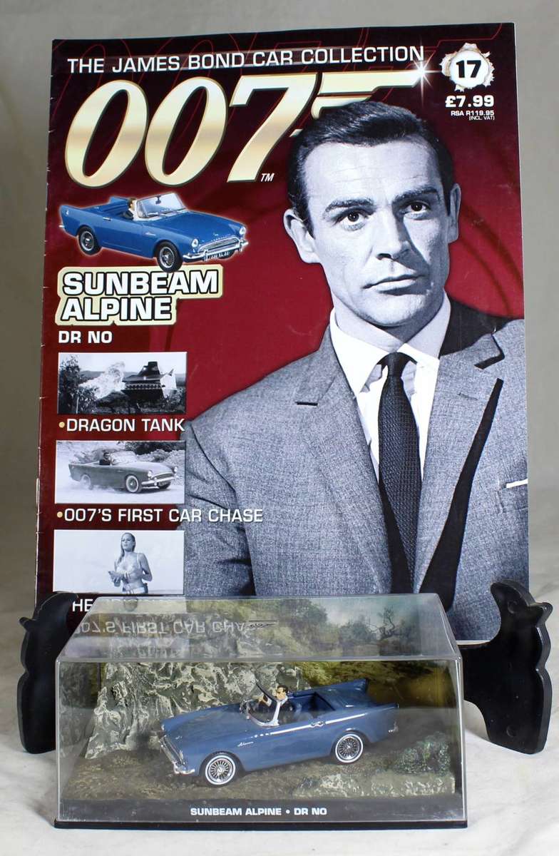 JAMES BOND 007  UNIVERSAL HOBBIES- Sunbeam Alpine ( Dr No #17 )