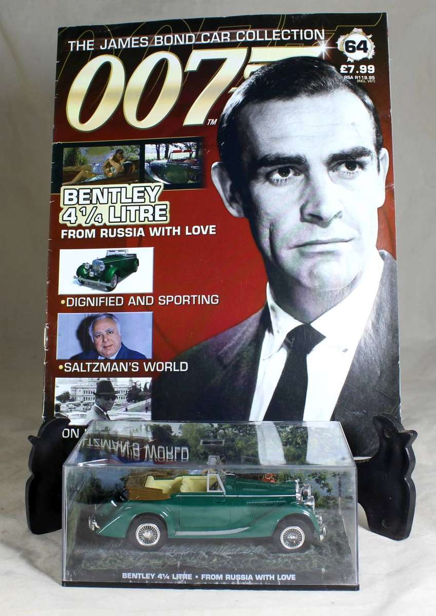 JAMES BOND 007  UNIVERSAL HOBBIES- Bentley 1 1/4 Litre ( From Russia With Love #64 )
