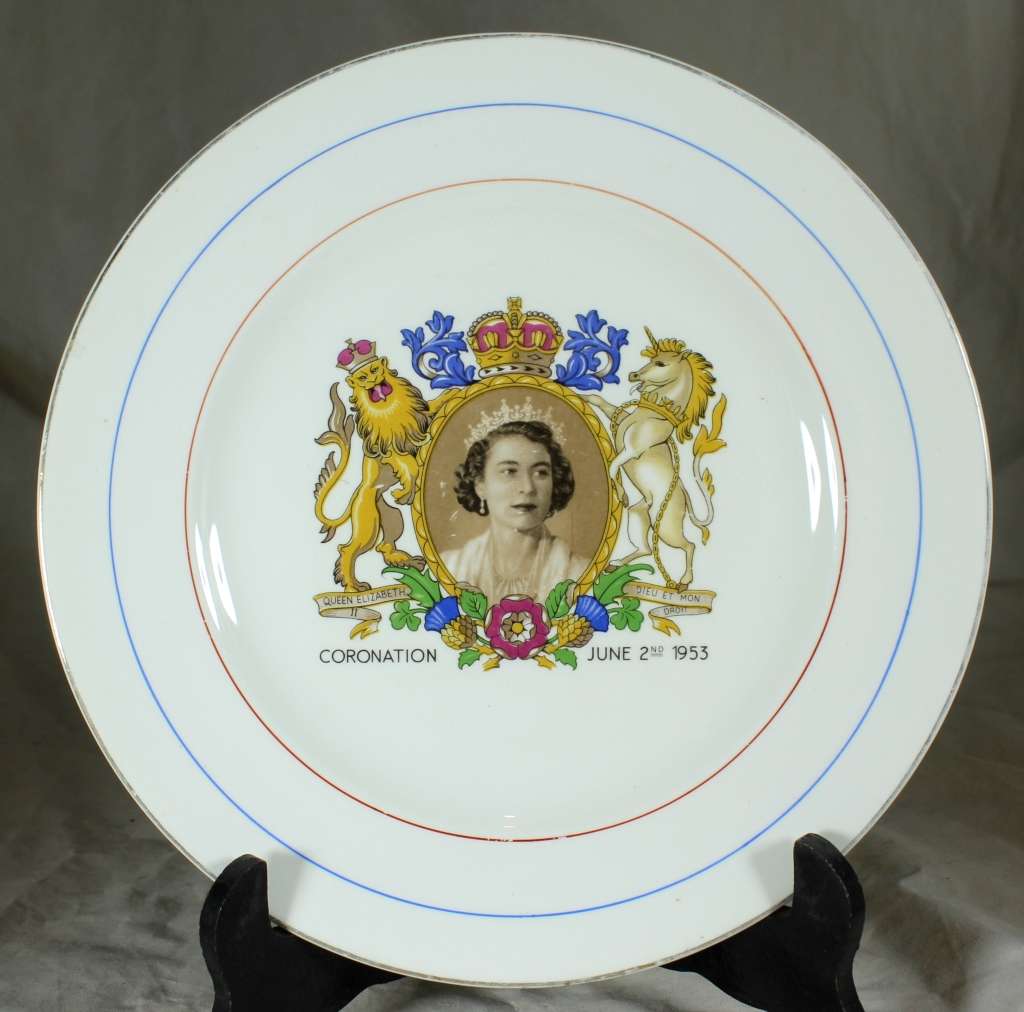 Queen Elizabeth Coronation Plate - Weatherby