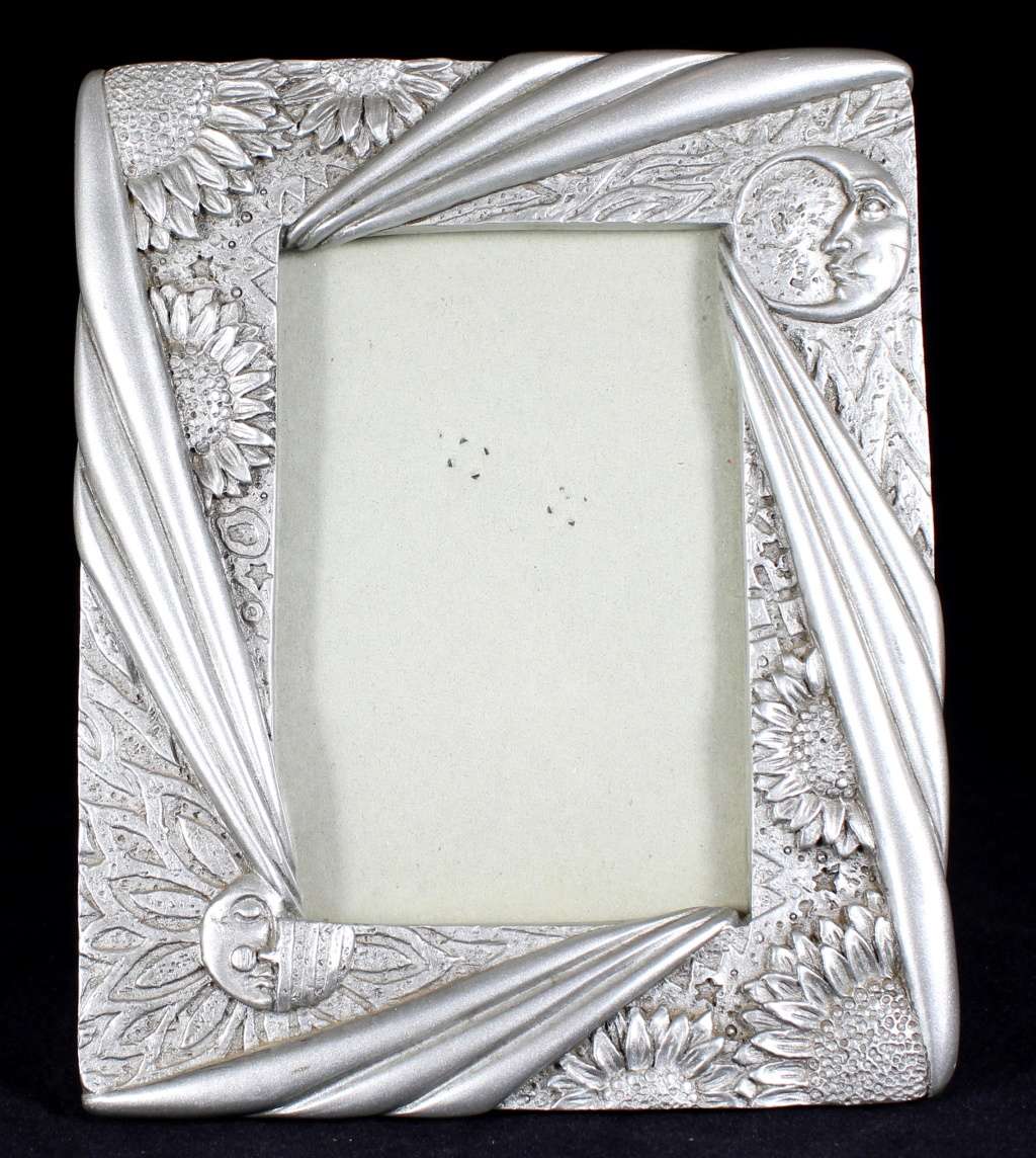 Photo Frame - Sun, Moon, Flowers - Bid Now!!!