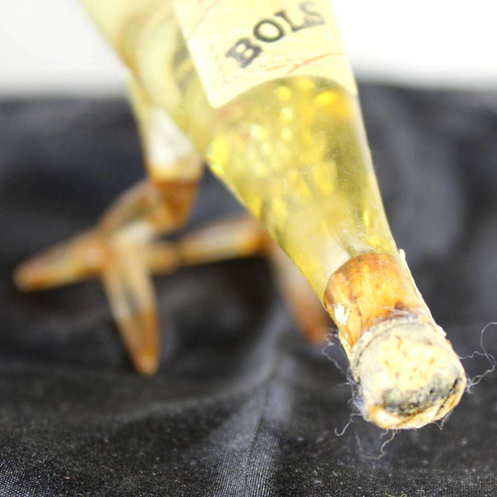 Bols - Curacao Triple Sec - hand blown, glass bird