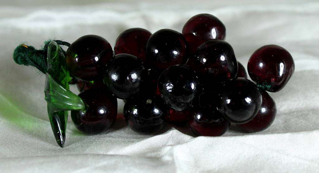 `Brown` Glass Grapes