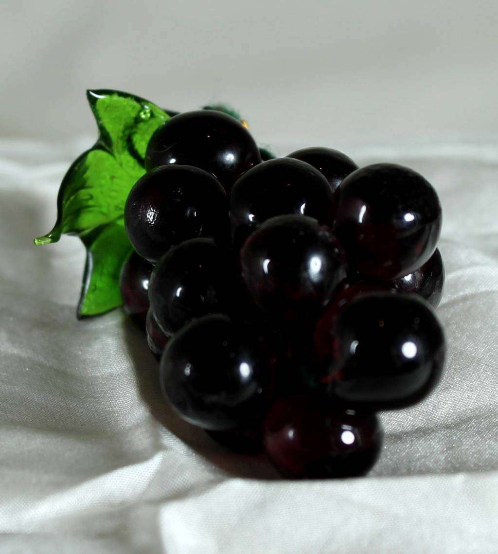 `Brown` Glass Grapes