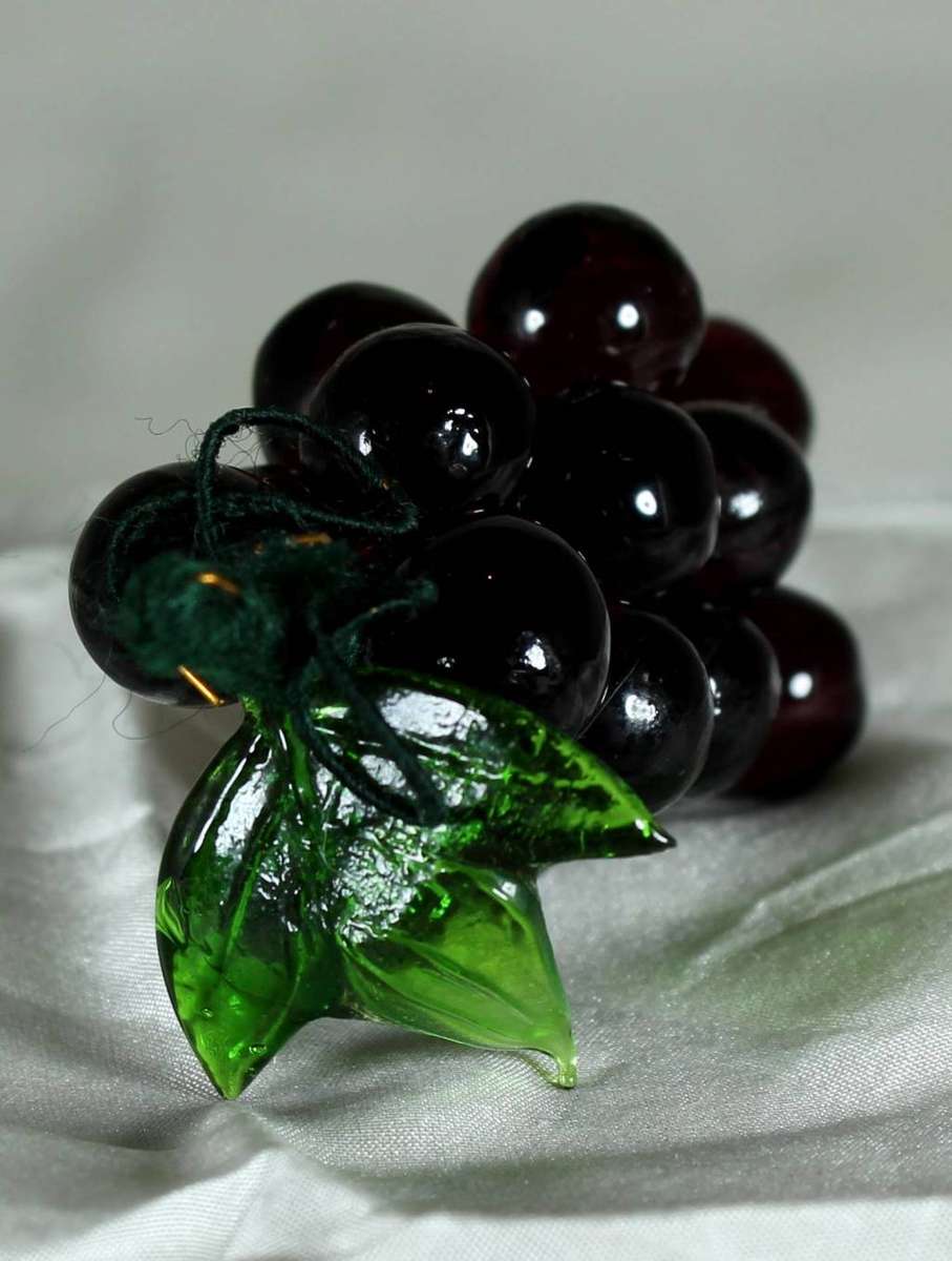 `Brown` Glass Grapes