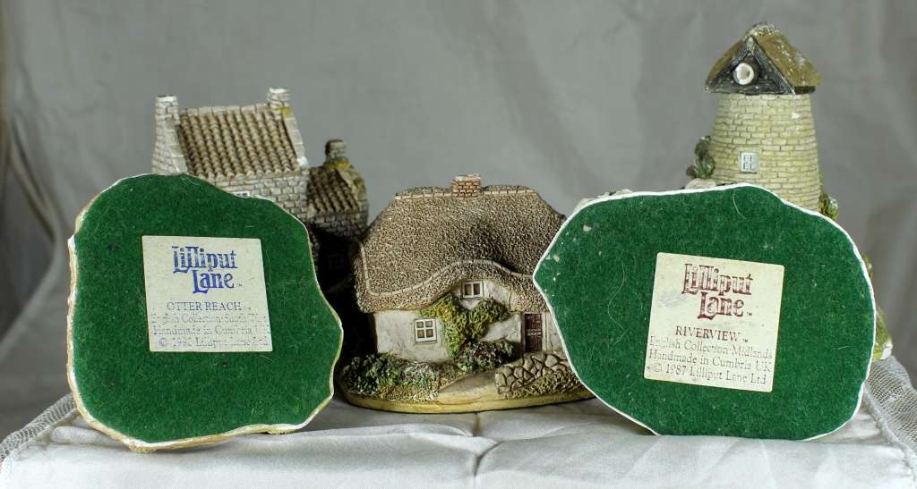 Set of 5 Lilliput Lane Houses - For Restoration - Act Fast - Bid Now!!!