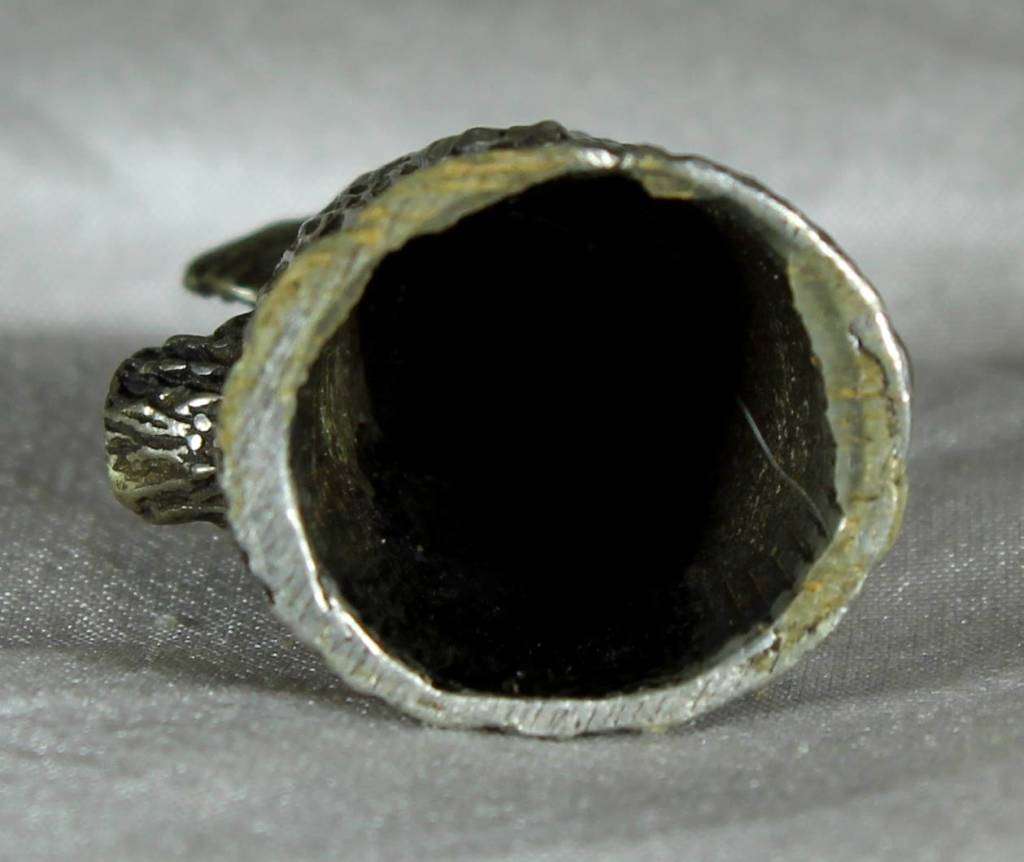 English Pewter (Pseudo) Thimble - Swan - Bid Now!!!