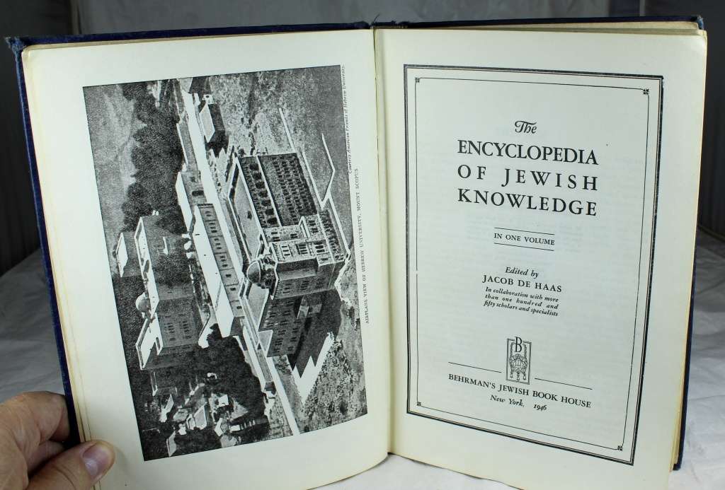The Encyclopedia of Jewish knowledge - 1946