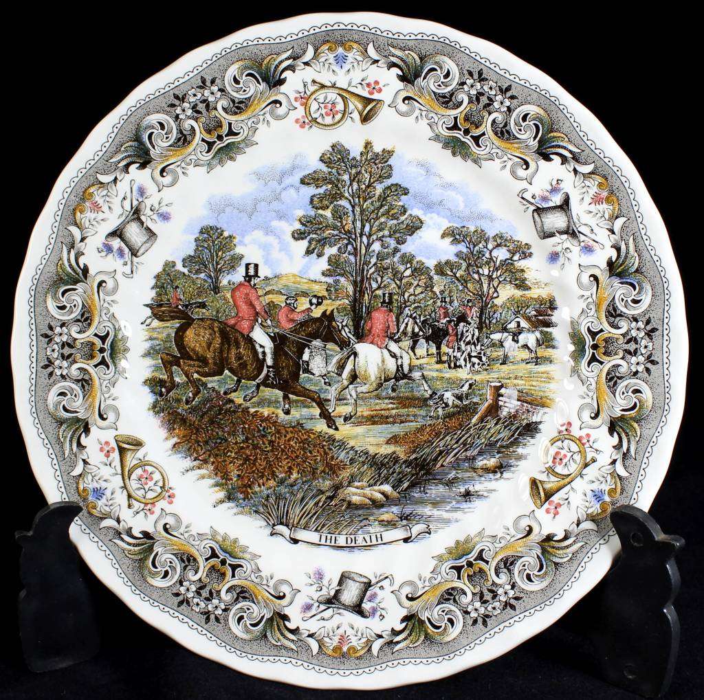 Churchill display plate - Herrings hunt the death