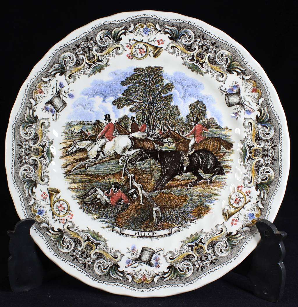 Churchill display plate - Herrings hunt full cry