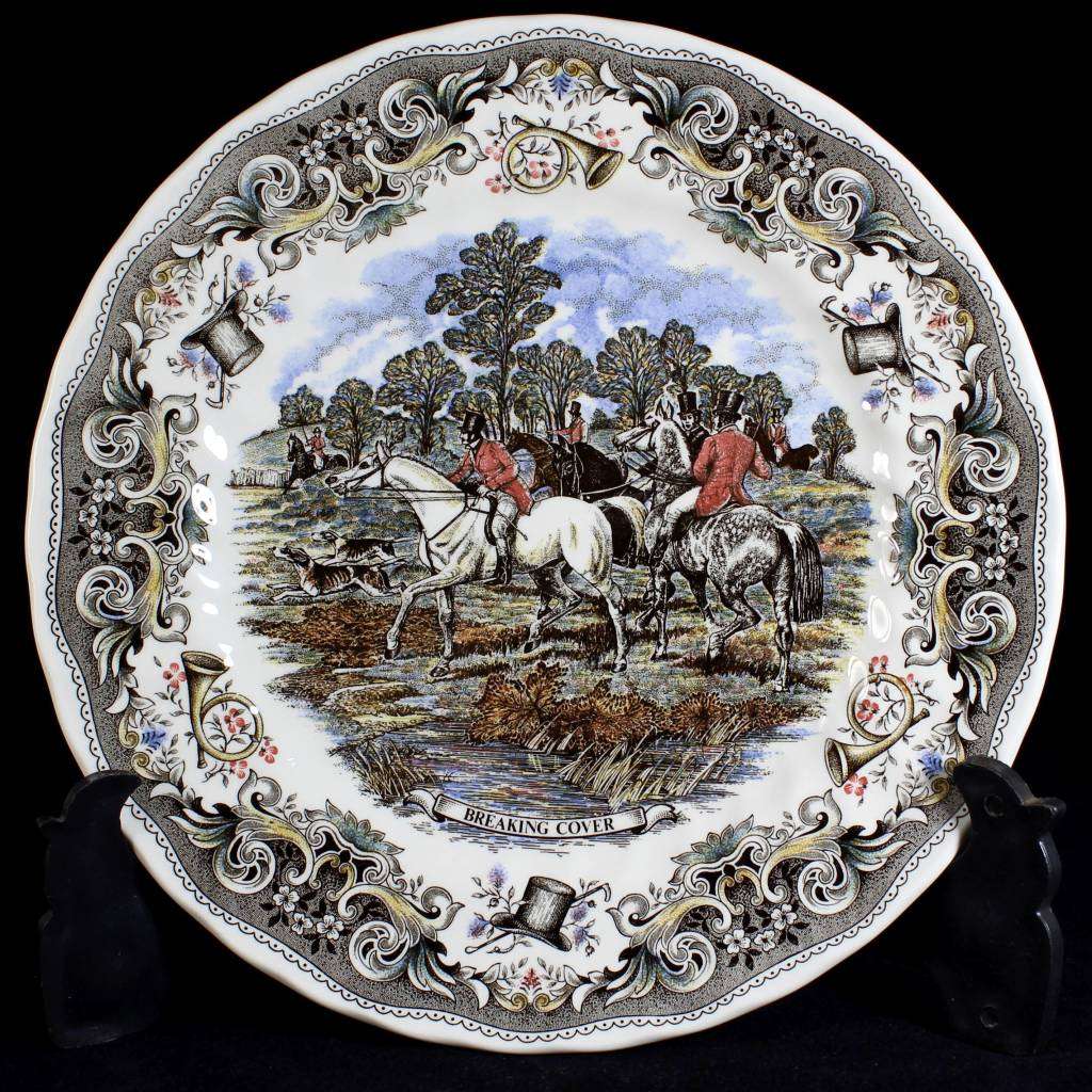 Churchill display plate - Herrings hunt breaking cover