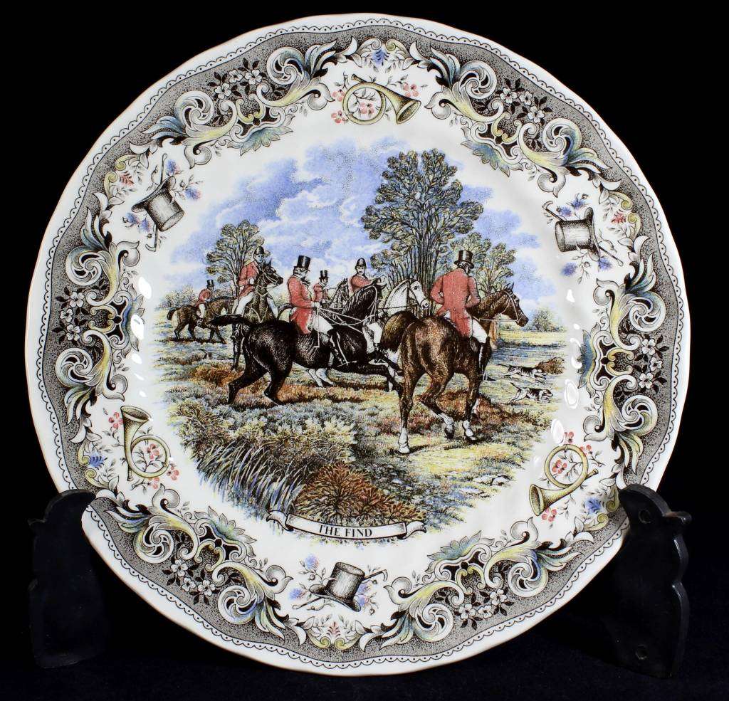 Churchill display plate - Herrings hunt the find