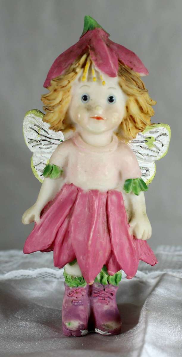 Flower garden petal fairy in pink