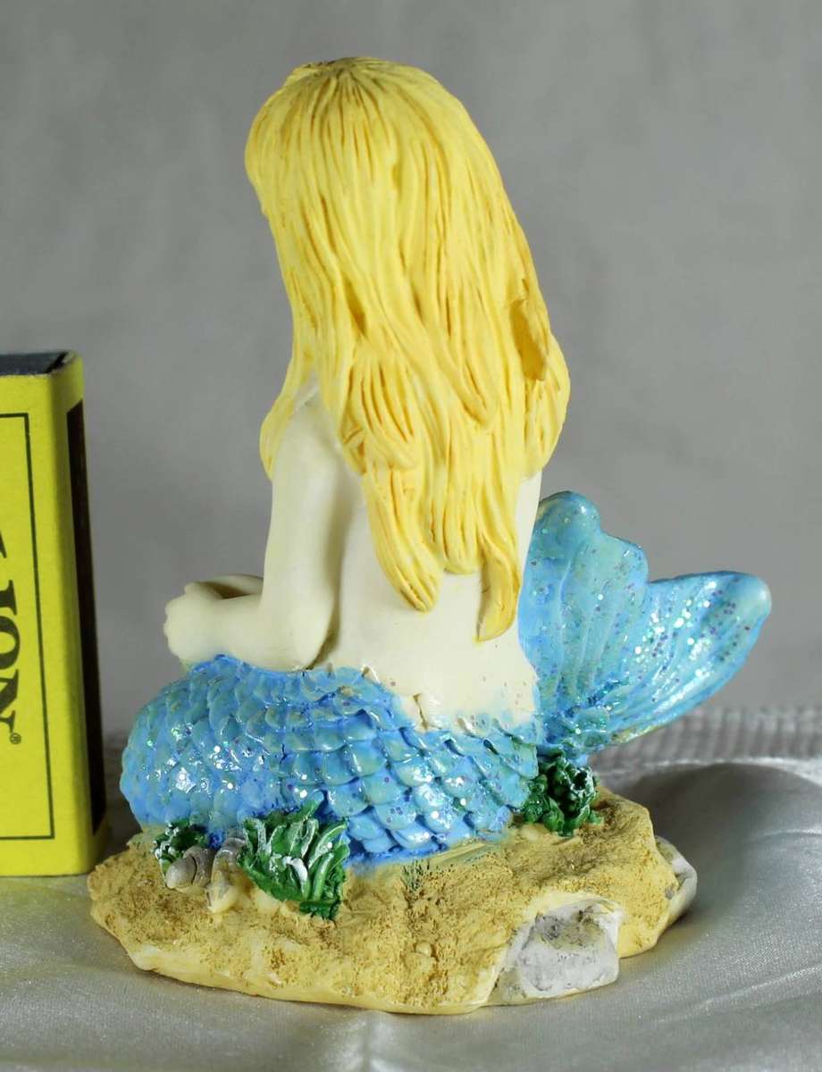 Mermaid with Blue Tail - Bid Now!