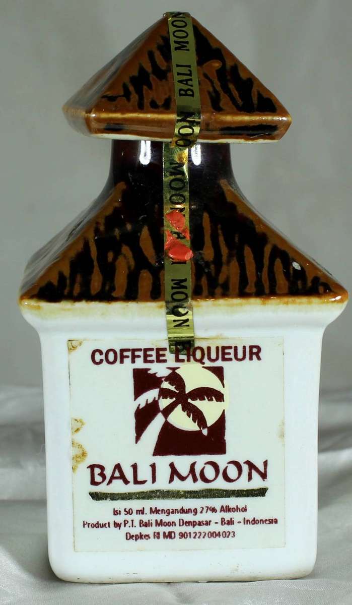 Mini liquor bottle - Bali Moon Coffee Liqueur