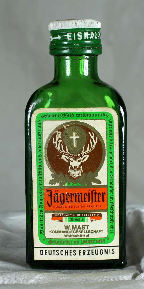 Mini liquor bottle - Jagermeister (40ml)