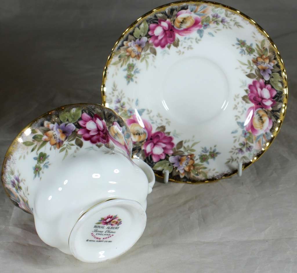 Royal Albert - Autumn Roses Trio - Low Price!! - Bid Now!!!