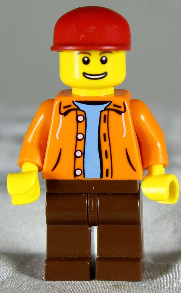 Lego mini figurine - Ferris wheel operator (TWN237)