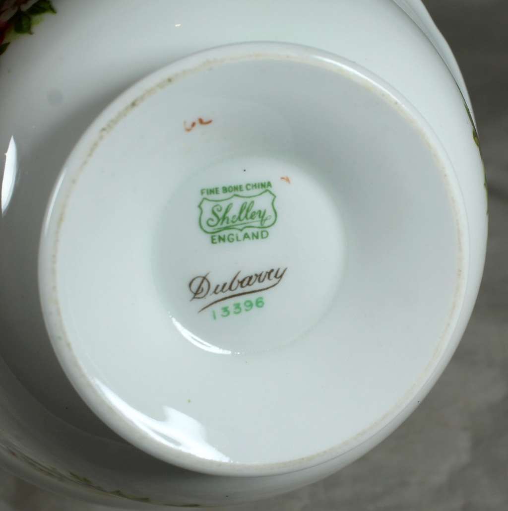 Shelley - Du Barry Green - Sugar Bowl - Low Price!! - Bid Now!!!