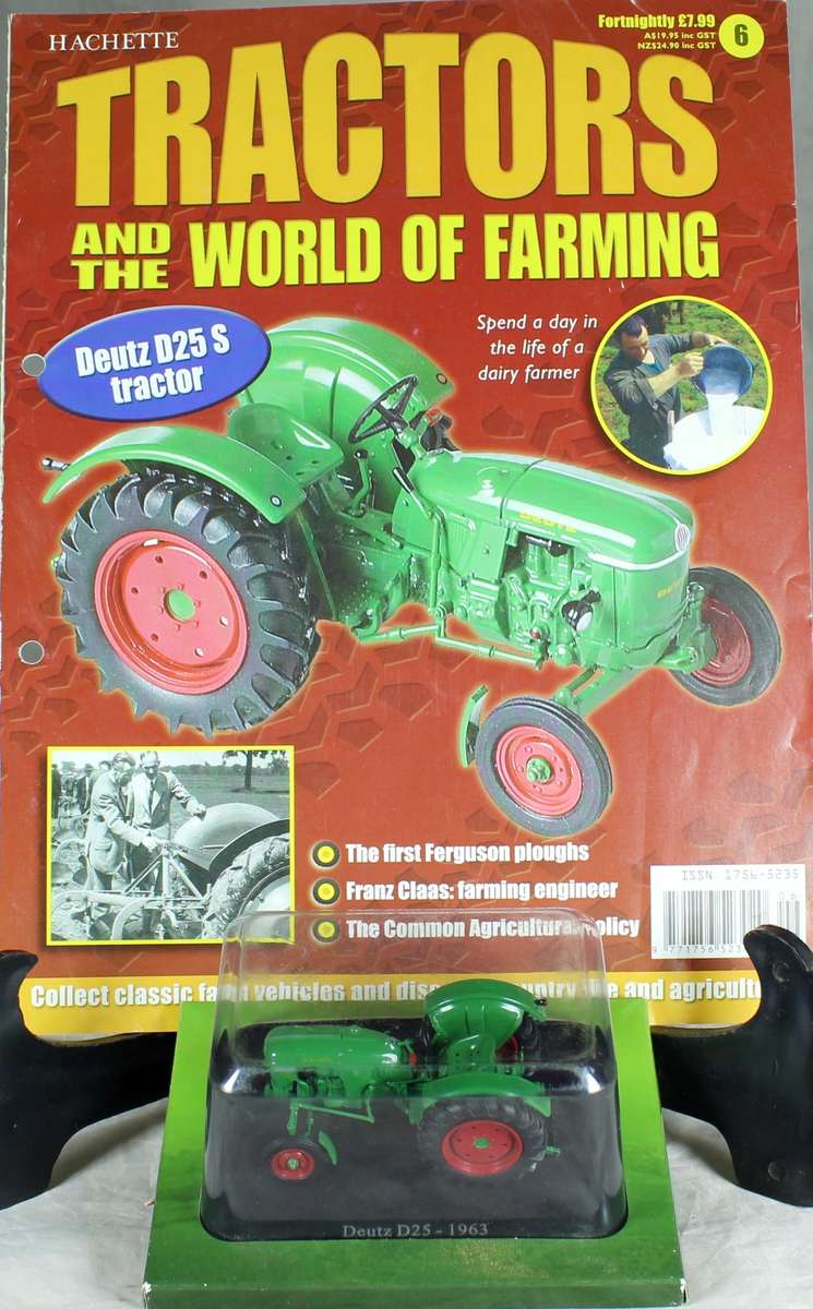 Collectible tractor & info sheet - Deutz D25 S