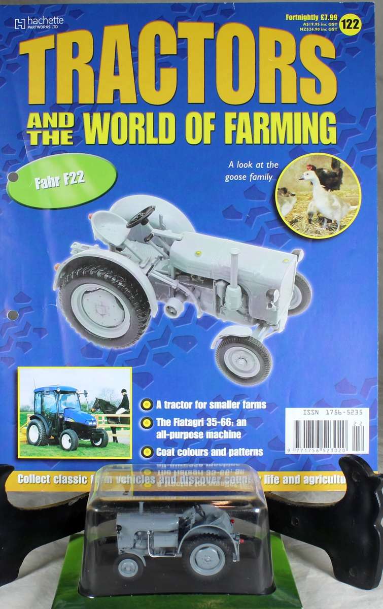 Collectible tractor & info sheet - Fahr F22
