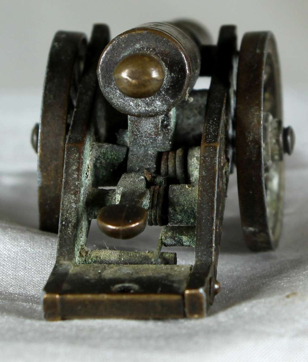 Miniature Brass Cannon with Trigger - Low Price - BID NOW!!