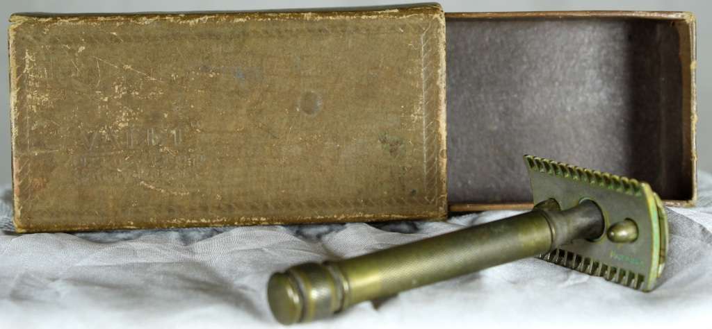 Vintage  Safety Razor - Brass Handle - Low Price!! - Bid Now!!!