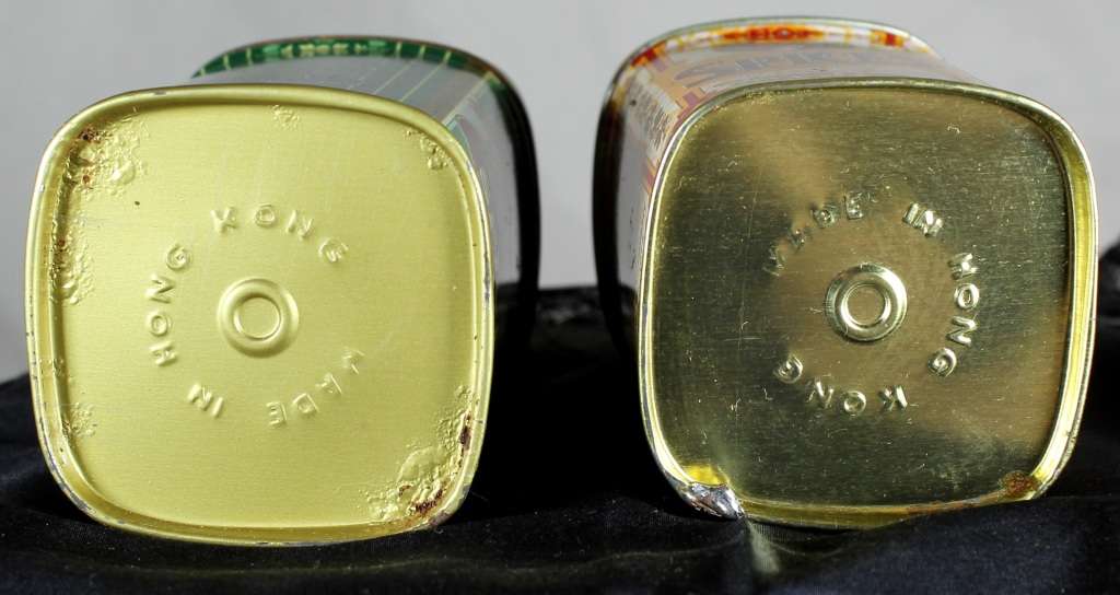 Character Salt & Pepper Set - Metal Tins With Advertising - Bid Now!!!