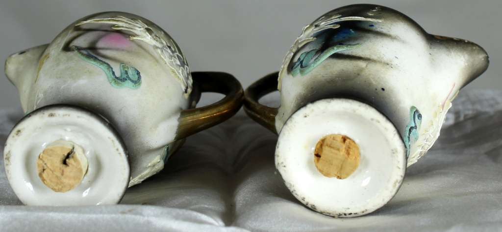 Character  Salt & Pepper Set - Embossed Oriental Jugs