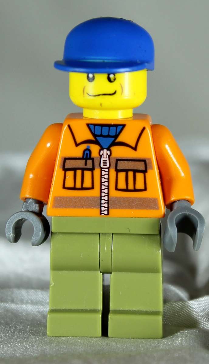 Lego mini figurine - Construction worker (CTY0293)