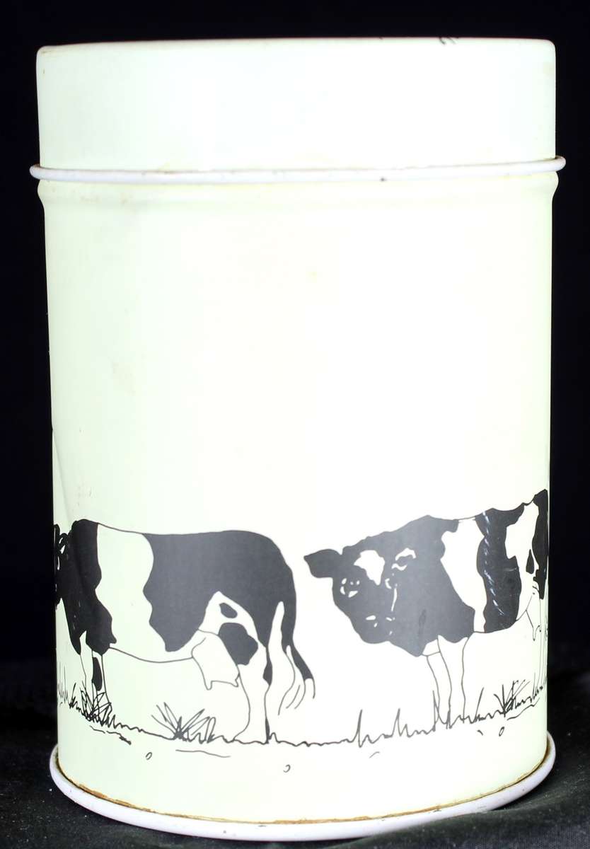 Cow Themed Tin