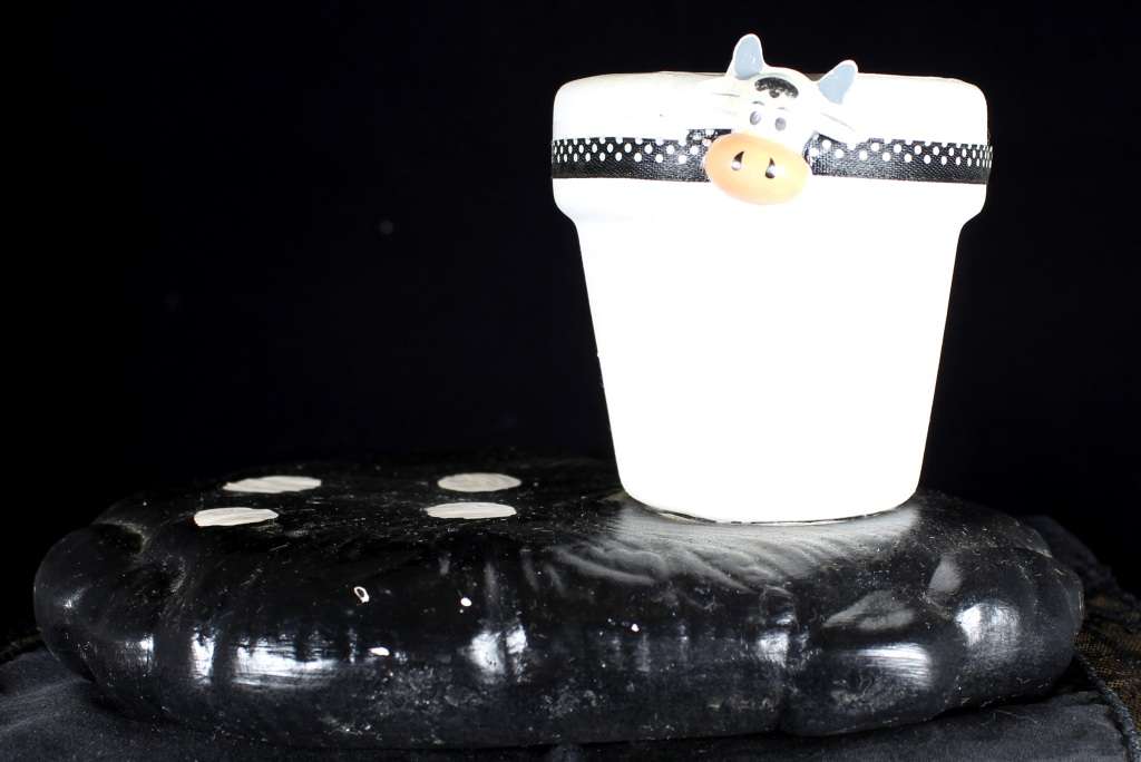 Ceramic Cow Pencil Holder